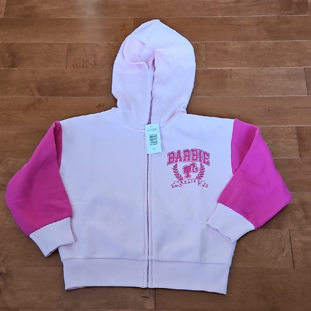 Nwt Barbie Zipup  Hoodie